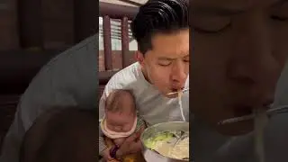 Baby gets ultimate revenge on dad