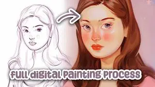 Clip Studio Paint Speedpainting ✦  4k relaxing process