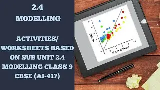 UNIT 2 AI PROJECT CYCLE ACTIVITIES WORKSHEETS BASED ON SUB UNIT 2 4 MODELLING CLASS 9 CBSE AI 417