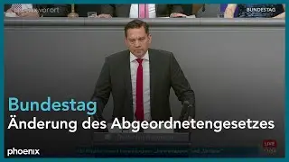 Bundestagsdebatte zur Änderung des Abgeordnetengesetzes am 28.06.24