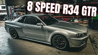 NISSAN R34 GTR 2.8L HPR 8HP70 8 SPEED TRANSMISSION SWAP