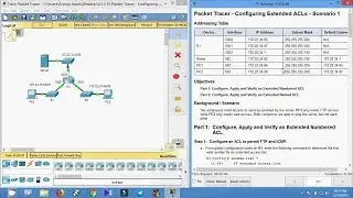 4.2.2.10 Packet Tracer - Configuring Extended ACLs Scenario 1