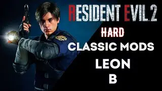 RESIDENT EVIL 2 Classic Rebirth Leon B Only Knife Full HD