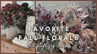 Favorite Fall Florals | & styling ideas