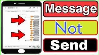 Message Not Send | How To Fix Message Not Send Error Android Message NoT Working |Idea  SMS Not Send