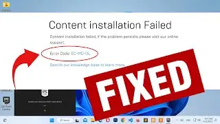 FIX - Content installation failed | Error Code: EC-MD-DL | Epic Games Launcher STUCK! | Engine.ini