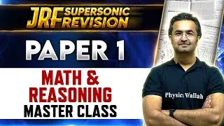 UGC NET 2024: Master Class of Maths and Reasoning for UGC NET Paper 1 | UGC NET Nishant Sir