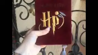Machine embroidery, Harry Potter clutch book