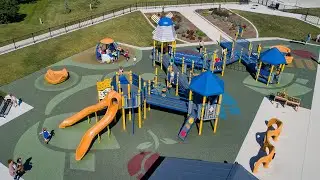 Wonder Spelen City Park - Pella, IA - Visit a Playground - Landscape Structures