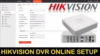 hikvision cctv online | how to configure hikvision dvr | hikvision dvr network setup