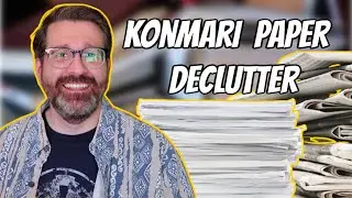 KONMARI PAPER DECLUTTER | MORE THAN 90% DISCARDED