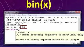 How to convert decimal to binary in Python