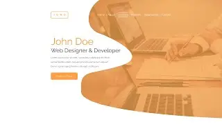 How To Create a Web Designer Portfolio Home Page With HTML And CSS