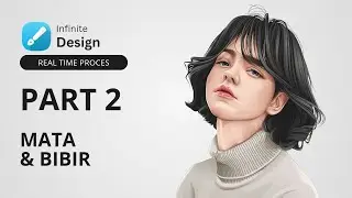 REAL TIME PROCESS VECTOR MATA DAN BIBIR - Infinite Design