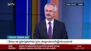 Prof. Dr. Mustafa SİNANOĞLU NTV Doğru Tercih Programı 28 Temmuz 2023