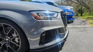 Modified AWE TRACK Exhaust on the Audi RS3