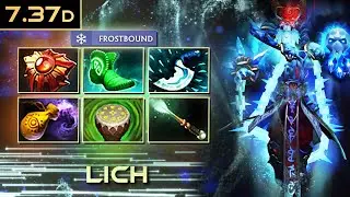 [SUPPORT] FLY LICH 7.37 | #Dota2 #4K