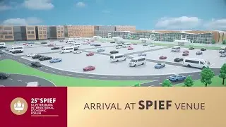 Arrival to SPIEF venue