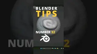 Blender Tip 32 Dynamic Topology ✔️ #blender #blendertutorial #quicktips