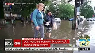 Sectorul 6 al Capitalei, inundat! Prăpăd în cartierul Gorjului