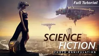 photo manipulation tutorial photoshop | science fiction 🦾🤖