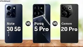 Infinix Note 30 5g vs Tecno Pova 5 Pro 5g vs Tecno Camon 20 Pro 5g | Price | Full Comparison