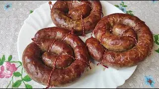 КОЛБАСА ДОМАШНЯЯ ЖАРЕНАЯ ОЧЕНЬ БЫСТРО И ВКУСНО