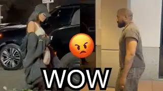 Kanye West Looks FURIOUS While Spotted With KIM KARDASHIAN!!!?!?! | umm