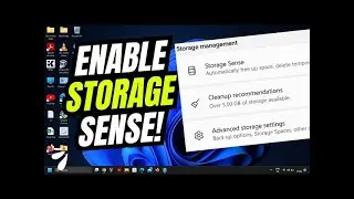 How to Activate Storage Sense in Windows 11 | 🚀 Make Computer Faster