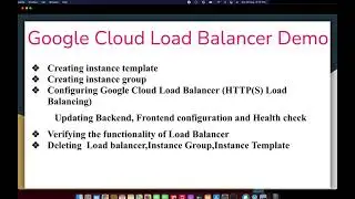 #GCP#cloud#googlecloud          Google Cloud Load Balancer (HTTP(S) Load Balancing) Demo   (Part 1)