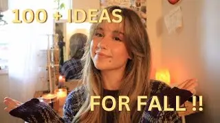 FALL BUCKET LIST 100+ IDEAS 2024 | what to do when bored and being a screenager !!