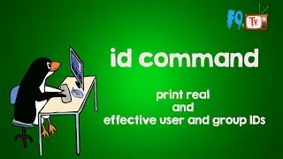 Linux Command Line Tutorial | id Command | print real and effective user and group IDs | FOTV