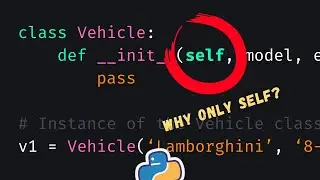 Why self is used in Python classes?