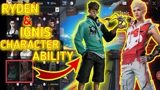 Free fire max character ability | free fire max Ryden and Ignis character ability |