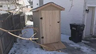 Vietnam War veteran receives shed to store power wheelchair