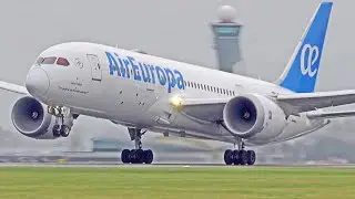 31 HEAVY TAKE OFFS | A330NEO, B747F, A350, B777, B767 | Amsterdam Schiphol Airport Spotting