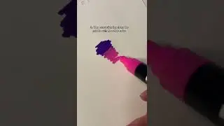 How To Blend Acrylic Markers ( I use Posca ) ✨Super Hack ✨Titorial