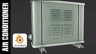 BLENDER: AIR CONDITIONER (MODELING)