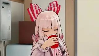 mokou sniffs gasoline