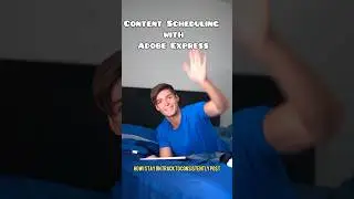 How to Schedule Content with Adobe Express! 