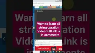 operations on strings | how to count a substring in a string|python programs 