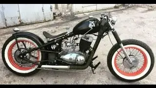 ІЖ-49 Огляд колегами кращого kustom soviet bobber IZH-49 pinstriping.