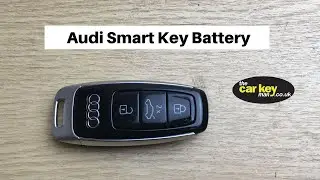 Audi A5 A6 A7 2019 Smart Key Battery HOW TO change