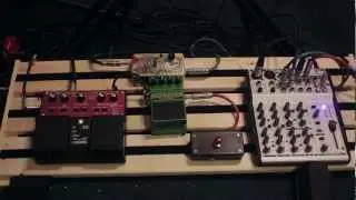 DIY $15 Guitar Pedalboard Using IKEA Shelf