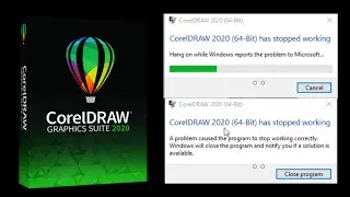 CorelDraw 2020 (64-Bit) has stopped working
