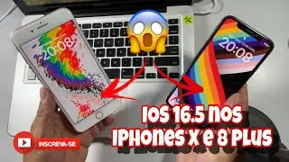 IOS 16.5 NOS IPHONES X E 8 PLUS - ESSA ATUALIZAÇÃO ESTÁ DIFERENTE , NÃO ACHAM?