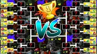 PvZ 2 BIG Tournament PLANTS & VINE - Who Will Win? - Plant vs Plant Challenge