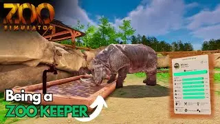 Zoo Simulator Game First look | Becoming A Keeper & Running A Zoo