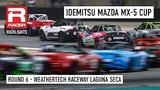 Mazda MX-5 Cup 2023 | Round 6 - WeatherTech Raceway Laguna Seca | Race Highlights