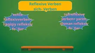 A2-C1: REFLEXIVVERBEN: 1-QISM: SICH- VERBEN: WELCHE VERBEN SIND ECHTE REFLEXIVVERBEN? BEISPIELE